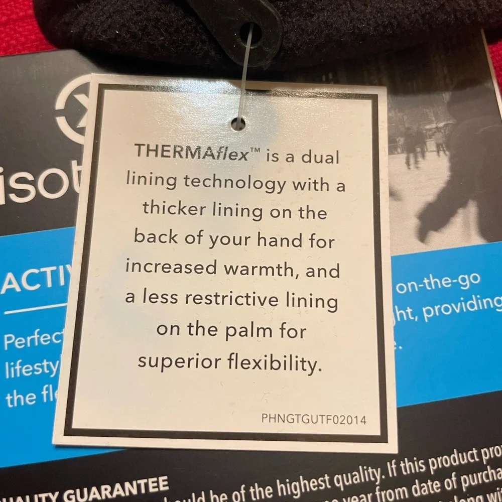 Isotoner Black Women's SmartTouch Gloves - Picture 3 of 5